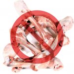 Категорически запрещается давать собаке трубчатые кости