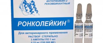 Ронколейкин для собак